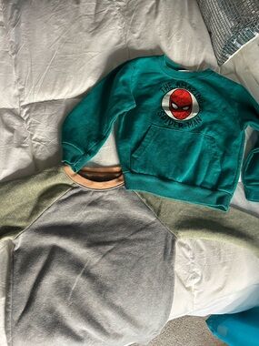 Kids Spider-Man Teal Pullover Sweatshirt - The Amazing Spider-Man